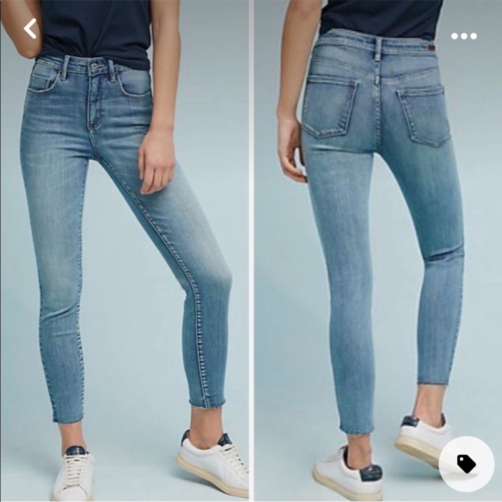 Anthropologie Pilcro Ultra High Rise Skinny Jeans